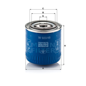 Фильтр масляный MANN-FILTER W 920/48